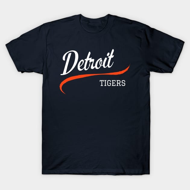 Tigers Retro T-Shirt by CityTeeDesigns